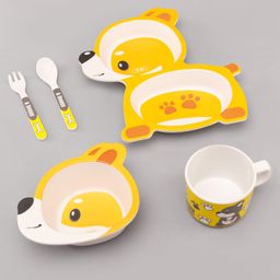 Deer Shaped Feeding Set of 5 - Multicolor-14
