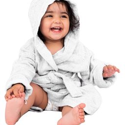 Mumma's Touch Organic Bamboo Baby Bath Robe - White - Pack of 1-image-9