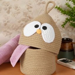 FABINALIV Kids Beige Cartoon Design Multipurpose Foldable Organiser with Lid-image-18