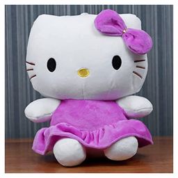 Tickles Cute Kitty Soft Stuffed Plush Animal Toy for Kids Birthday Gift (Color: Purple; Size: 45 cm)-image-31