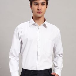 Aaai Enterprises Men Slim Fit Solid Spread Collar Cotton Casual Shirt-image-21
