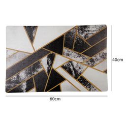 FABINALIV Geometric Rubber Bath Mat - Multicolor image 3