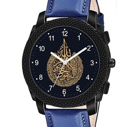 CSAMON Men Printed Round Tang Regular Analogue Watch-C1004BLK Islamic NUM04-image-83