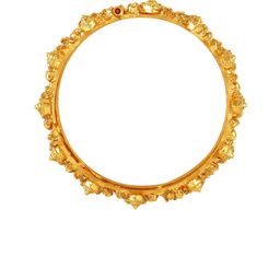 Anouk Set Of 2 Gold Plated Textured Bangles image 4
