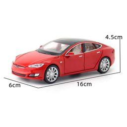 Magicwand Die-Cast Zinc Alloy 1:32 Scale Teslla Model-S with Openable Doors,Pull Back Action,Working Lights image 4