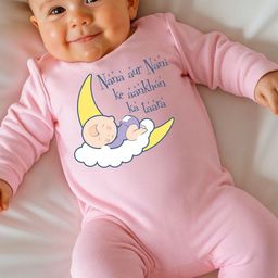 KNITROOT Infants Printed Cotton Round Neck Rompers-picture-31
