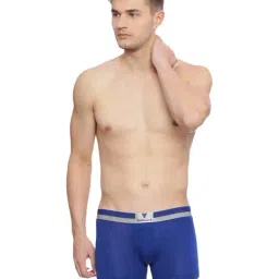 Van Heusen Blue Cotton Regular Fit Trunks-picture-39