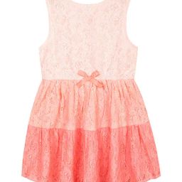 Budding Bees Kids Multicolor Self Design Dress-18