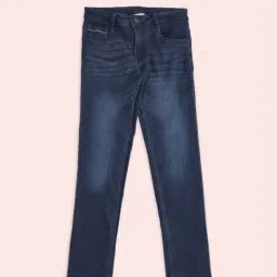 Pantaloons Junior Blue Tapered Fit Jeans-picture-2