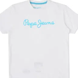 Pepe Jeans Kids White Graphic Print T-Shirt-picture-33