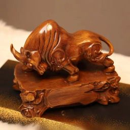 Smokey Cocktail Brown Resin Bold Bull Decor-image-20