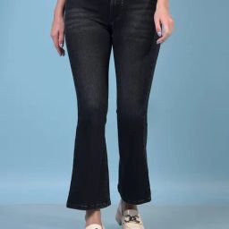 Crimsoune Club Blue Cotton Solid Jeans-image-98
