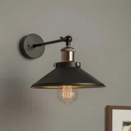 Homesake Black Edison Cone Shade Wall Lamp - Set of 1-image-55