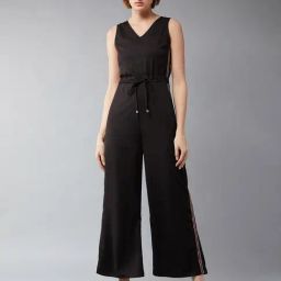 DOLCE CRUDO Black Jumpsuit-image-92