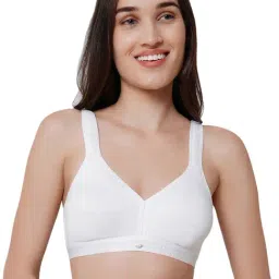 Soie White Non Wired Non Padded T-Shirt Bra-picture-20