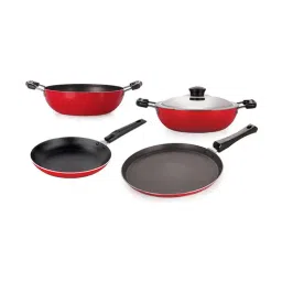 Nirlon Non-Stick Red Aluminium Cookware Essential Combo Gift Set-15