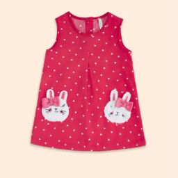 Pantaloons Baby Red Cotton Printed Dress-image-75