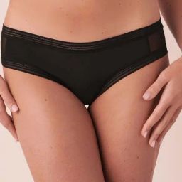 La Vie En Rose Black Plain Panty-picture-3