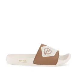 Campus Men's Beige & Off White Slides-95
