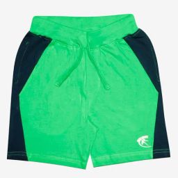 Kiddopanti Kids Green Color Block Shorts-image-35
