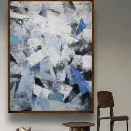 The Art House Abstract Multicolor Canvas Wall Painting-image-94