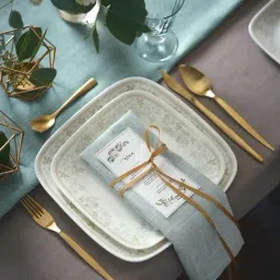 Corelle Asia Gold Series Mint Leaves 828ml Curry Bowl Pack of 2-16