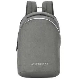 Aristocrat 15 Ltrs Grey Medium Laptop Backpack-20