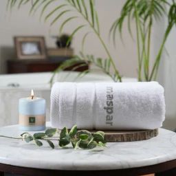 Mapsar Cotton Grey Super Soft Absorbent Anti-Bacterial Hand Towel-image-97