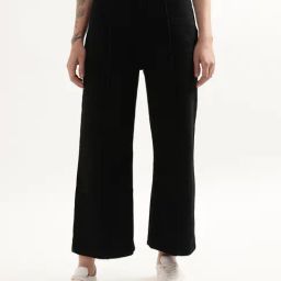 Elle Black Regular Fit High Rise Jeans-image-45