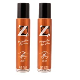 Z-MAGNETISM FOR MEN Zest Set Of 2 Long Lasting Deodorant Body Spray -120ml(99g) Each-47