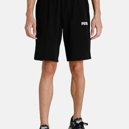 Puma Men Black Essential Knitted 10" Regular Fit Shorts-image-25