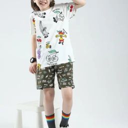 Monte Carlo Boys White Printed Regular Fit T-Shirt-image-69