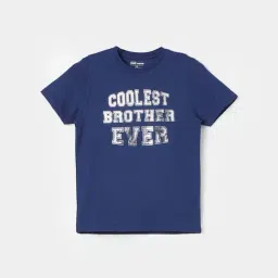 Fame Forever by Lifestyle Kids Blue Cotton Printed Tee-picture-12