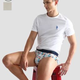 U.S. Polo Assn. Multicolor Regular Fit Briefs - Pack of 2-image-86