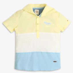Ed-a-Mamma Boys Multicolor Cotton Color Block Shirt-16