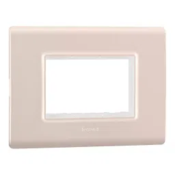 Legrand Cover Plate with Support Frame Allzy Rose Gold 3 Module, 6813 57 (Pack of 10)-picture-22