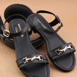 Hoversoul X D'Lorzeri Women's Kerna Black Ankle Strap Sandals-image-82