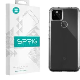 Sprig Transparent Back Cover for GOOGLE PIXEL 5A (Transparent)-image-58