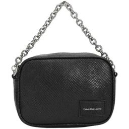 CALVIN KLEIN Black SCULPTED Animal Effect Camera Bag-48