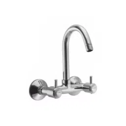 PLUMBER AZTEC Wall Mounted Sink Mixer with Swivel Spout, AZT-3106-31