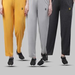 Vimal Jonney Multicolor Cotton Track Pants - Pack of 3-image-72