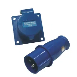 G Controls 3 Pin Panel Mount Socket, GPS-11