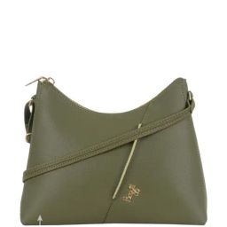 Baggit Byron Green PU Solid Sling Handbag-picture-47