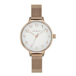 OBAKU V237LXVIMV-EJBVS Syren-Rose Analog Watch for Women-image-3