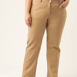 theRebelinme Women Relaxed High-Rise Easy Wash Regular Trousers-picture-53