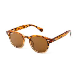 MAGNEQ Brown UV Protection Round Unisex Sunglasses-image-36