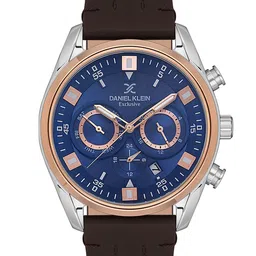 Daniel Klein Exclusive Men Leather Straps Analogue Watch DKX.1.13547-4-image-21