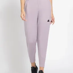 adidas Purple High Rise Sports Track Pants-image-49
