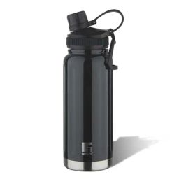 Bergner Walking Black Stainless Steel Thermosteel Hot and Cold Bottle (0.5 L)-38