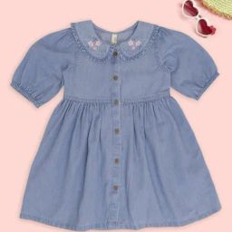 Pantaloons Baby Infant Girls Clear Sky Dress-image-70